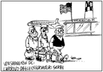Cartoon, titled Irregularities in the U.S. Elections