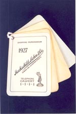 Hochschild, Kohn & Co. was one of Baltimore’s major downtown department stores, a shopping destination for generations of Baltimoreans. This 1927 shopping memorandum gave shoppers a place to take notes and a handy reminder of the store’s phone number.