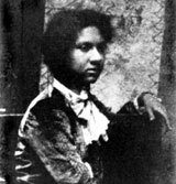 A portrait of the artist Meta Vaux Warrick (1877–1968) from 1907, the year she created the Jamestown Exposition tableaux. At thirty years old and boasting training in the studios of Paris, she accepted a commission ‘to construct in a true and artistic manner’ tableaux ‘so arranged as to show . . . the progress of the Negro in America from the landing at Jamestown to the present time.’