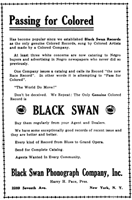 Advertisement for Black Swan