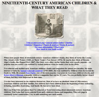 Nineteenth-Century American Children and What They Read