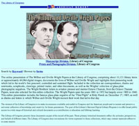 The Wilbur and Orville Wright Papers at the Library of Congress