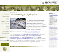 The New Georgia Encyclopedia