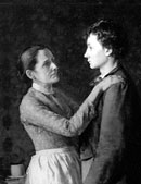 The most popular picture at the 1893 World’s Columbian Exposition, Breaking Home Ties showed a moment of departure and held great appeal for Americans beset with nostalgia. Thomas Hovenden, Breaking Home Ties. Oil on canvas, 1890.