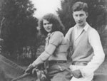 Josephine Haldeman-Julius and Aubrey Clay Roselle (photographed after their honey­moon) became lightning rods for a national debate over modern morals when they celebrated their “companionate marriage” in 1927 in Girard, Kansas.