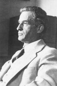 James G. Randall influenced Lincoln scholars for decades by his argument, presented in a 1940 Mississippi Valley Historical Review article, that a “blundering generation” of politicians had brought on the Civil War. Courtesy the Abraham Lincoln Presidential Library and Museum.