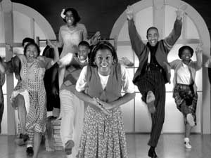 Mosaic Theater actors tell stories about growing up dancing in the Detroit neighborhood of Black Bottom.