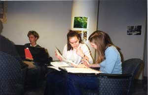 2 students compare notes
