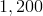 1,200